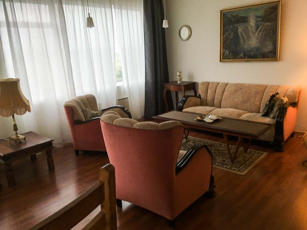 The upstairs sitting room