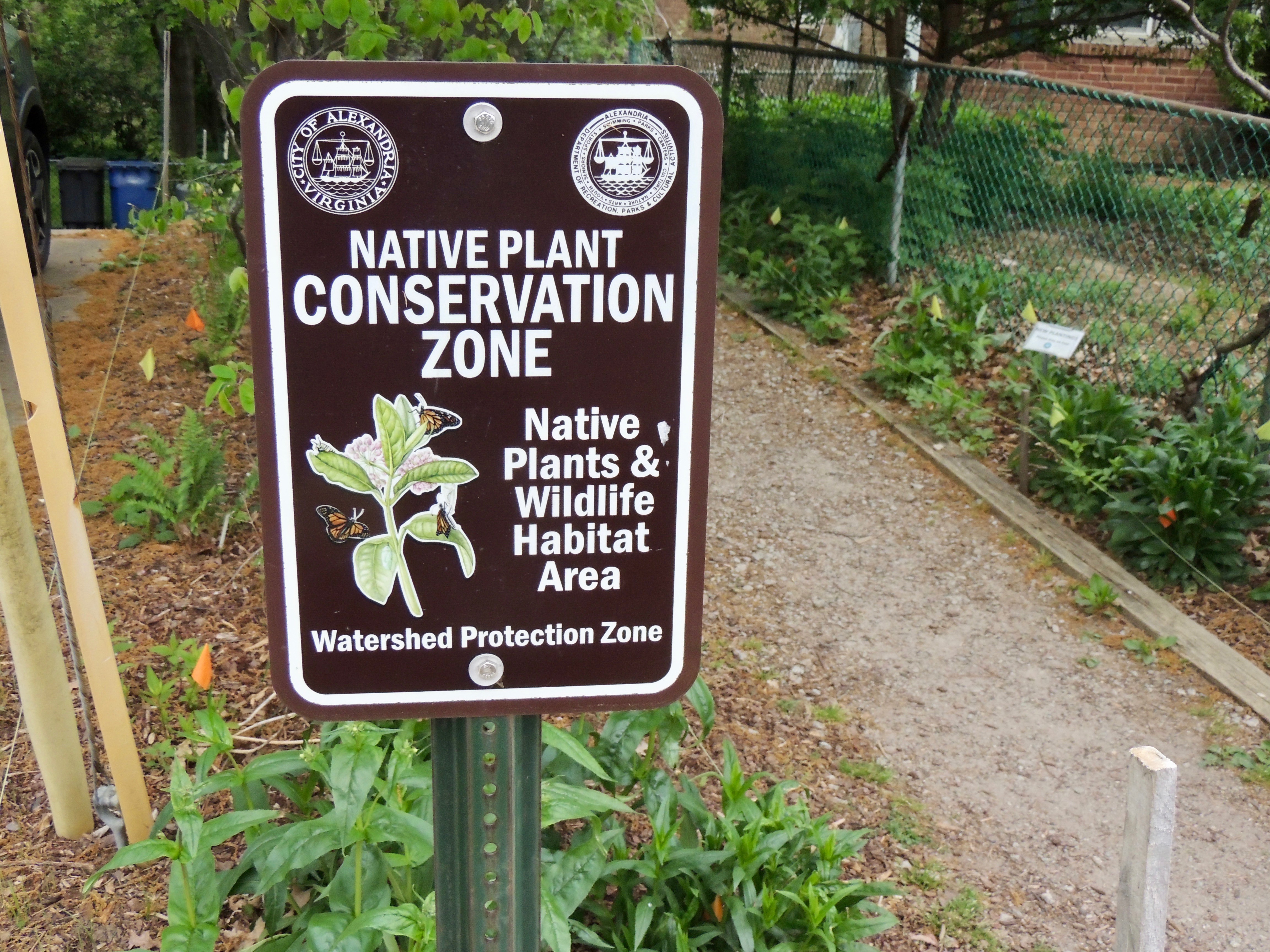 Sign at Old Dominion Entrance